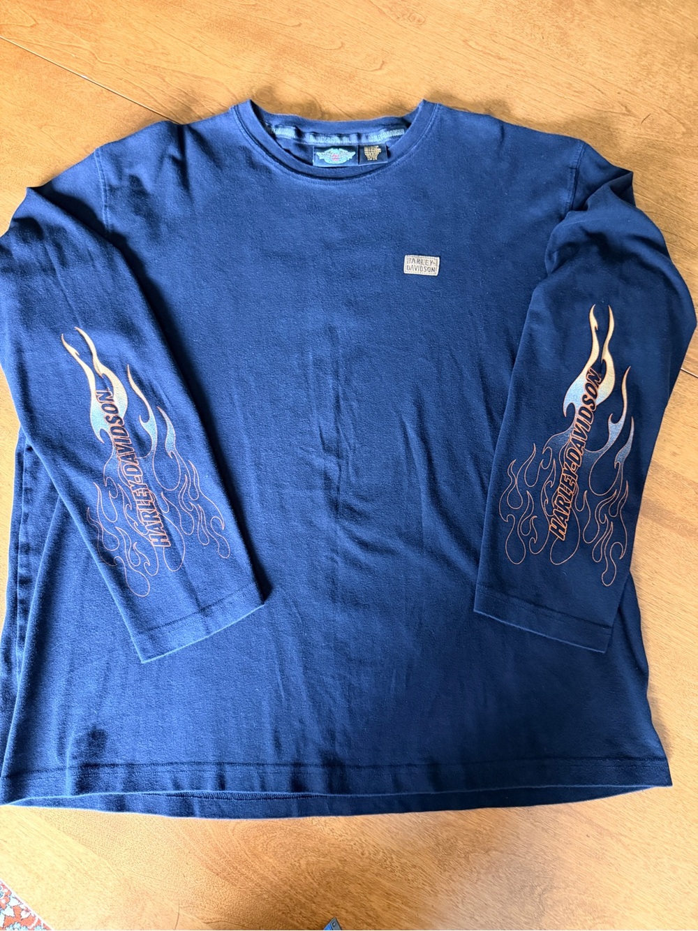 Harley-Davidson Black Long Sleeve Tee, Size XXL